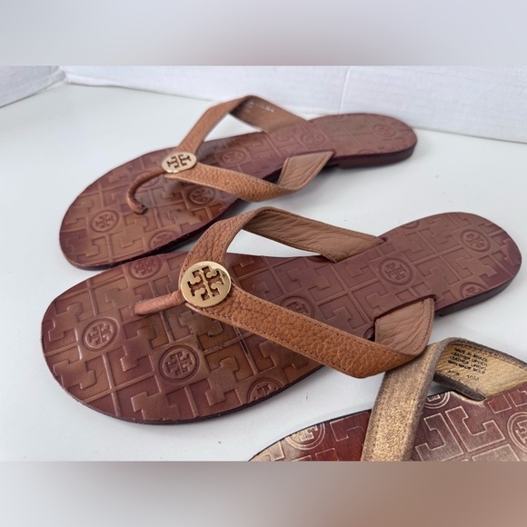 2 Tory Burch Thora Thong Sandals Shoes Women’s size 10 - Picture 6 of 11